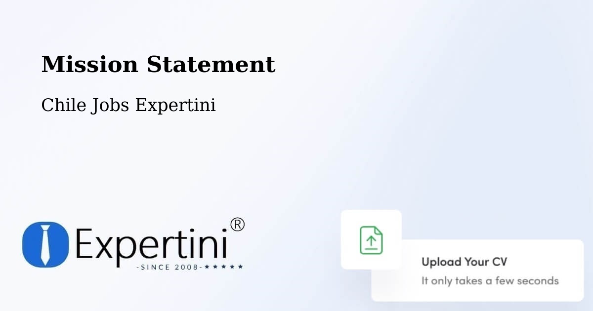 Corporate Mission – Hualpén - Chile Jobs Expertini